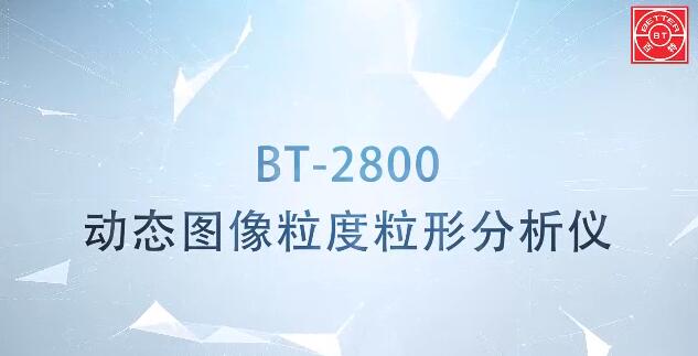 BT-2800動態圖像粒度粒形分析儀展示視頻